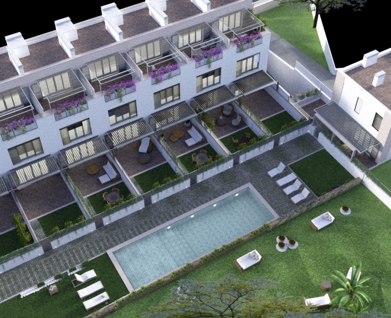 For sale in Puerto Andratx - Newly build townhouses in the heart of Port Andratx