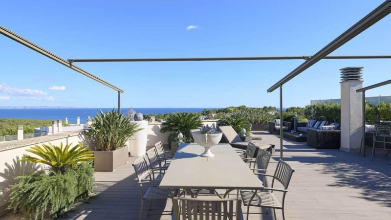 For sale in Sol de Mallorca - Magnificent Penthouse in Sol de Mallorca