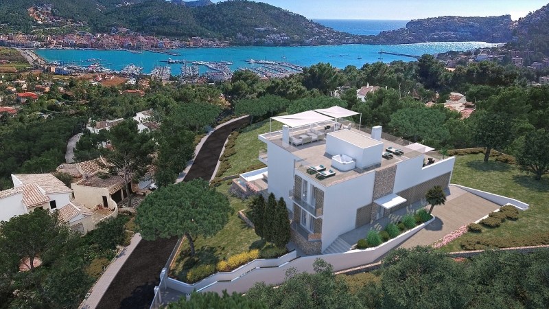 For sale in Puerto Andratx - Architectural Perfection with a view to the Blue