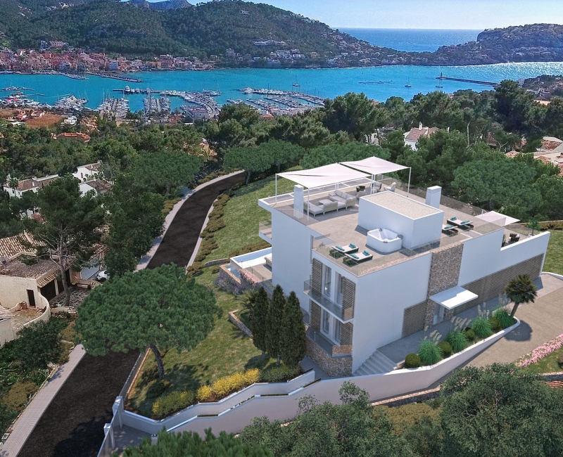 For sale in Puerto Andratx - Architectural Perfection with a view to the Blue